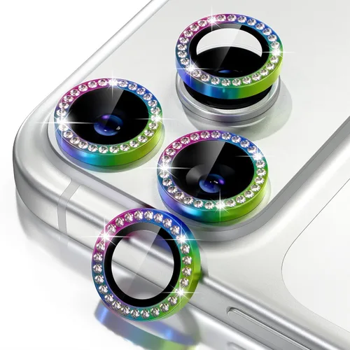 Miniatura 42 de Misea Compatible con iPhone 17 Pro/iPhone 17 Pro Max Protector de Lente de Cámara Brillante, Vidrio Templado 9H Cubierta de Cámara Protector