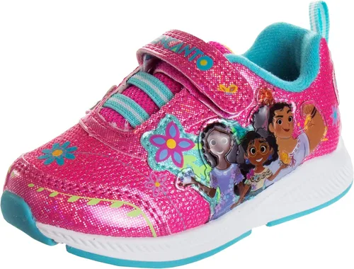 Disney Zapatos Encanto para Niñas - Mirabel, Luisa, Isabela Zapatos deportivos iluminados sin cordones (niñoniña)