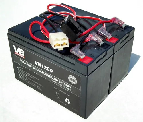 Vici Battery™ - Batería de repuesto para la maquinilla de afeitar de fuerza de tierra, incluye arnés de cableado (capacidad de 8 Ah - sistema de 24