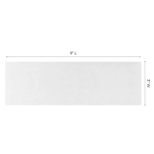 Miniatura 2 de ForPro Professional Collection Tiras depiladoras no tejidas, blancas, resistentes al desgarro, tiras precortadas para depilación, 3 pulgadas