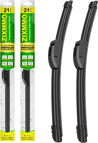 Miniatura 25 de Limpiaparabrisas prémium de calidad de 24 pulgadas + 17 pulgadas para todas las estaciones para repuesto de equipo original (juego de 2)