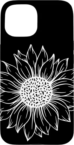 Miniatura 6 de iPhone 16 Cute and Beautiful White Flower of Sunflower Case