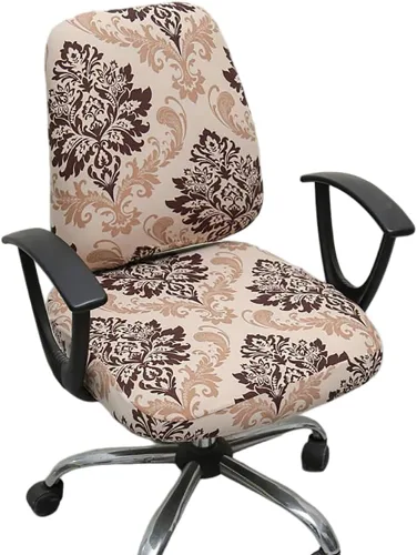 Miniatura 18 de Melaluxe Funda para silla de oficina de computadora, funda universal protectora y elástica para silla giratoria elástica Totam