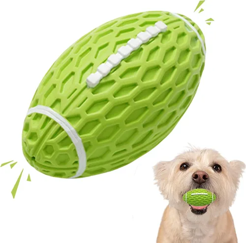 Juguete Chirriante Pequeño para Perros, Pelota de Goma para Perros Masticadores Agresivos, Juguetes Flotantes para Cachorros al Aire Libre, Juguete