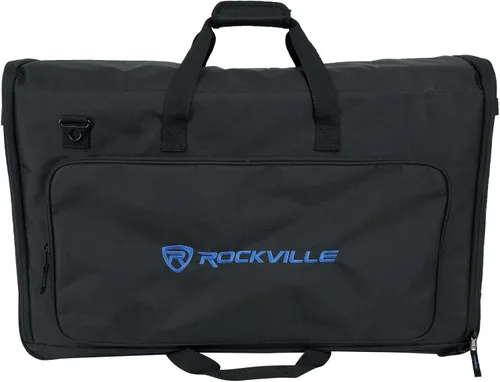Miniatura 12 de Rockville TVB1924-1 - Bolsa acolchada para monitores de 19-24 pulgadas, 23.5 x 15.55 x 2.5 pulgadas, se adapta a Starlink Gen 2/3, cremalleras YKK