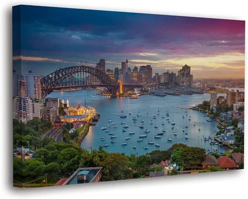 Miniatura 8 de SpiritualHands Lienzo decorativo para pared, diseño de lugares famosos del patrimonio mundial, carteles enmarcados escénicos, paisajes modernos, 03