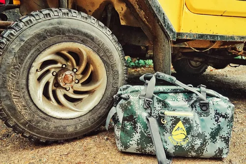 Miniatura 5 de Skog Å Kust DuffelSåk Bolsas de lona impermeables 90L DigiCamo