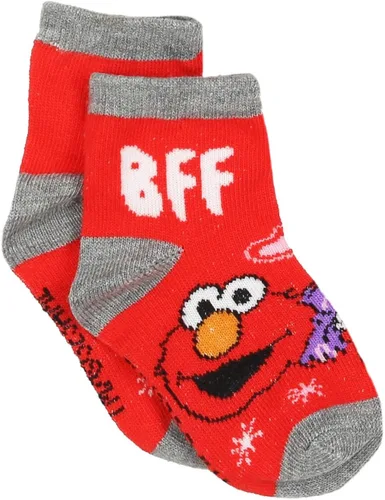 Miniatura 7 de Sesame Street Elmo Abby - Calcetines para niñas pequeñas, paquete de 6