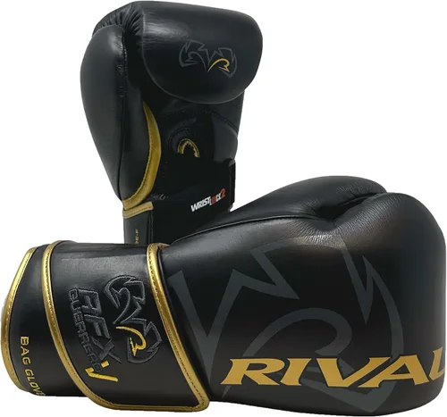Guantes de boxeo RIVAL RFX-Guerrero-V para bolsa de entrenamiento, con relleno de espuma multicapa (HDEF), cuero premium, sistema Wrist Lock 2