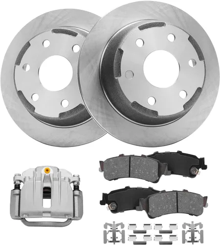 Miniatura 98 de Detroit Axle - Rotores de freno para Chrysler 200 2015 2016 2017, Rotores de freno de disco de reemplazo: 12.01" pulgadas delantero y 10.95