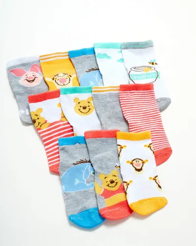 Miniatura 4 de Disney Calcetines para bebé - Paquete de 12 Mickey Mouse, Winnie The Pooh, Rey León, Toy Story (recién nacidobebé)