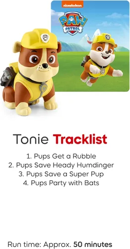 Miniatura 5 de Tonies Rubble Figura de Juguete de Audio de PAW Patrol