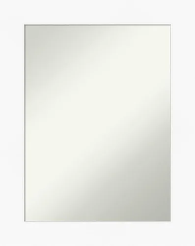 Miniatura 33 de Amanti Art Espejo de pared blanco de 30 x 42 pulgadas, espejo de baño rectangular blanco para decoración de pared de sala de estar, marco Parlor