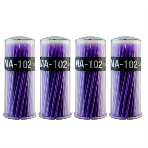 Yookat - 400 cepillos de microaplicador dental – Yookat desechables microaplicadores cepillos para extensiones de pestañas y oral, utilizando