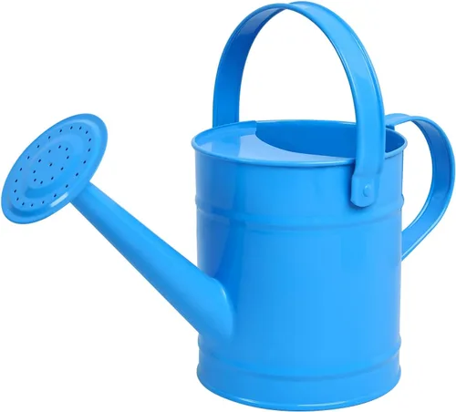Finderomend Regadera de metal de 1.5L/51 onzas, arte de hierro para niños, plantas al aire libre, oficina en casa, pequeño equipo portátil de riego