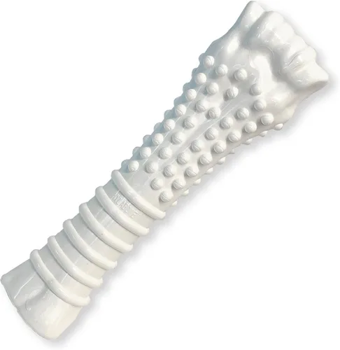 Miniatura 19 de Nylabone Original Bone Power - Paquete de valor de juguetes masticables para perros, juguetes duraderos para perros masticadores agresivos, sabor