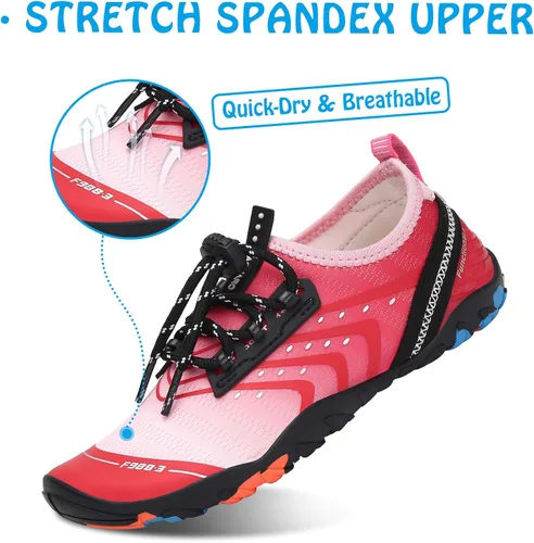 Miniatura 2 de SAGUARO Kids Boys Girls Water Shoes Non-Slip Quick-Dry Barefoot Aqua Shoe Outdoor Sport Beach Swimming Surfing Diving
