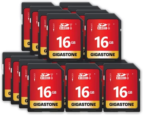 Miniatura 9 de GIGASTONE Tarjeta SD de 8 GB, paquete de 2 tarjetas de memoria UHS-I U1 clase 10 SDHC, videocámara digital Full HD Kodak Olympus, con 2 mini fundas