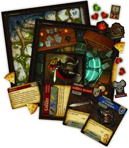 Miniatura 4 de Mice & Mystics Juego de mesa Aventura cooperativa Estrategia Juego familiar divertido para adultos y niños A partir de 7 años 1-4