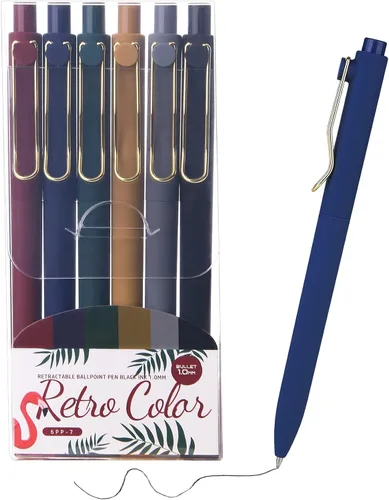 Miniatura 9 de WY WENYUAN Bolígrafos de Punto Fino de Escritura Suave, Bonitos Bolígrafos para Diarios, Hermosos Bolígrafos para Maestros, Tinta Negra de 1.0 Mm