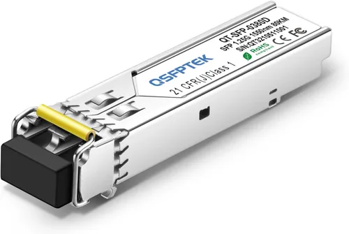 Miniatura 10 de QSFPTEK 1.25G SFP a RJ45, módulo 1.25Gbase-T, transceptor de cobre 10/100/1000BASE-T compatible genérico SFP para interruptores abiertos