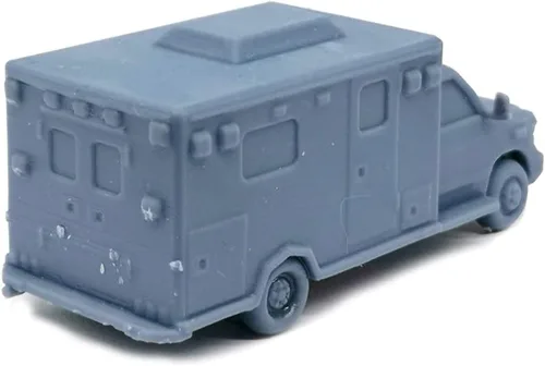 Miniatura 2 de Outland Models Camión de ambulancia de paisaje ferroviario Escala 1:87 HO