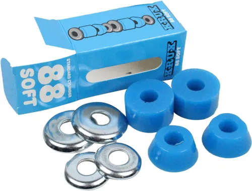 Miniatura 2 de Krux - Bujes para patineta con eje de bolsa de diez centavos, tuercas Kingpin y kit de velocidad, paquete de reconstrucción/actualización que se