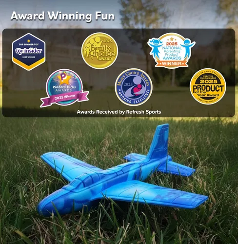 Miniatura 7 de Regalos de relleno de calcetines para niños y niñas: avión de espuma de juguete planeador avión planeador aviones de espuma de poliestireno