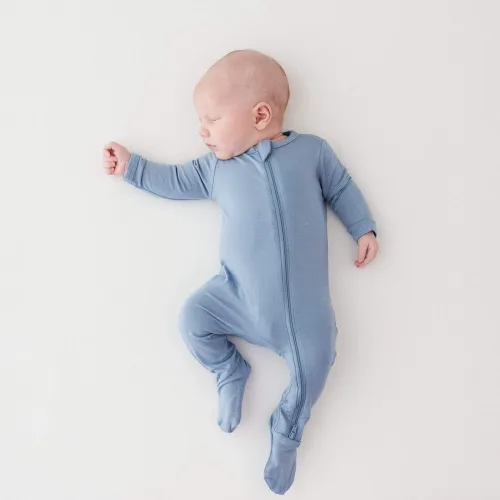 Miniatura 56 de KYTE BABY Pies unisex con cierre de cremallera, rayón hecho de bambú, 0-24 meses