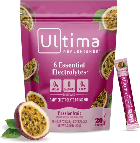Miniatura 19 de Ultima Replenisher TeaFresher Mezcla de electrolitos diarios en polvo y té instantáneo, sin azúcar, paquete variado, 16 paquetes de barras