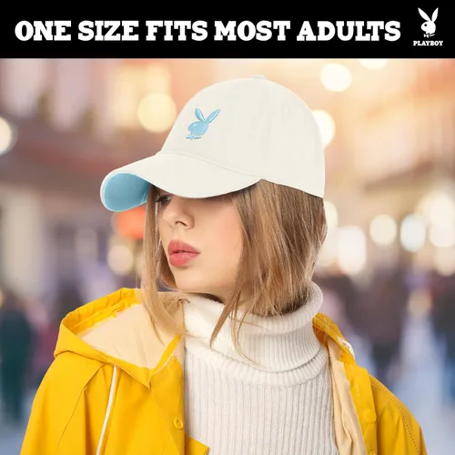 Miniatura 4 de Concept One Playboy - Gorra de béisbol ajustable de sarga de algodón con ala curvada