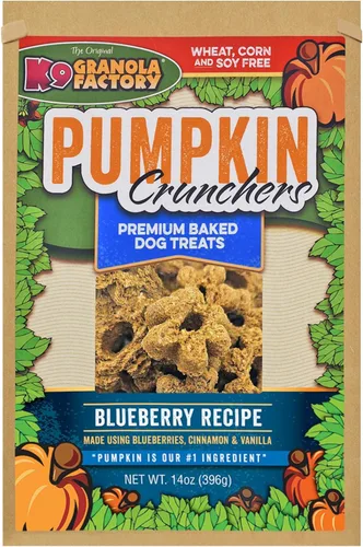 K9 Granola Factory Crunchers de calabaza y arándanos