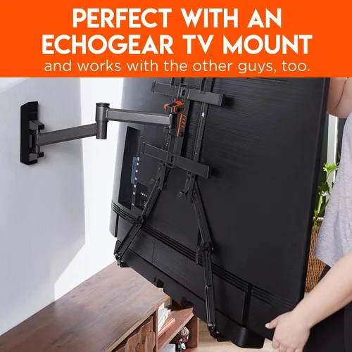 Miniatura 9 de ECHOGEAR Soporte giratorio de pared para TV de movimiento completo y soporte de montaje de barra de sonido, para televisores de hasta 60 pulgadas