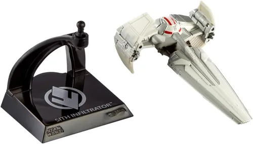 Miniatura 5 de Hot Wheels Star Wars Starships Select - Infiltrador Sith fundido a troquel prémium