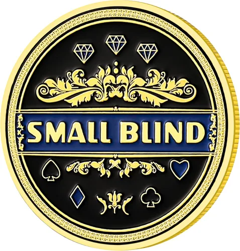 Miniatura 5 de LuluCircle Botón de distribuidor, ciega pequeña, ciega grande, guardia de póquer, regalos de póquer para hombres, accesorios de póquer
