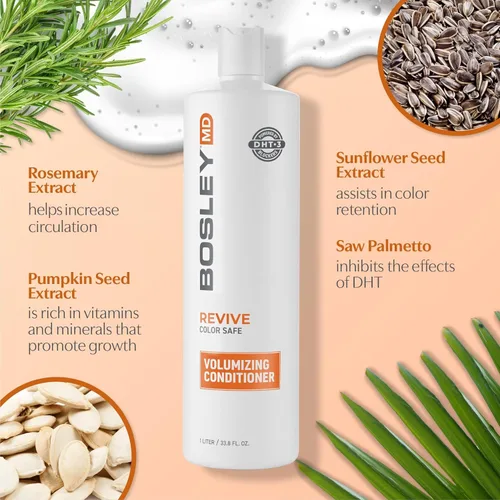 Miniatura 5 de Tratamiento para engrosar el cabello Bosley Bos Revive con tratamiento de color visiblemente fino
