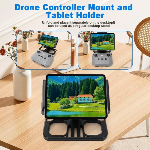 Miniatura 7 de Soporte universal ajustable de 4.7-12.9 pulgadas compatible con Dji Mavic 2/Zoom/Pro Mini 2/2S/SE, Air 2/2S, Pro/Spark/ZINO, clip de teléfono