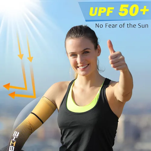 Miniatura 10 de beister Mangas de compresión de enfriamiento con protección solar UV para hombres y mujeres ciclismo