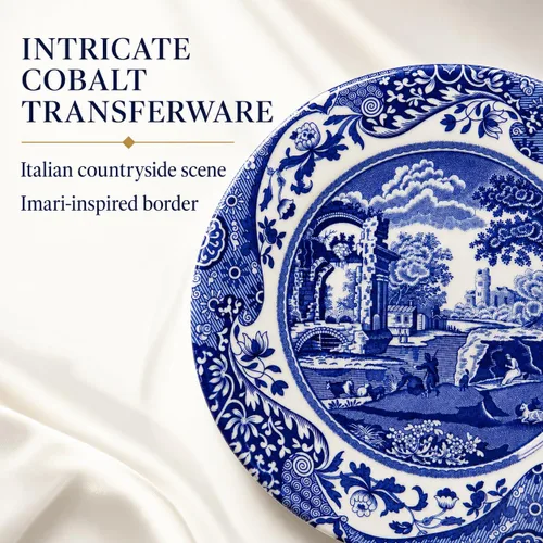 Miniatura 4 de Spode Plato de pan y mantequilla italiano azul, juego de 4