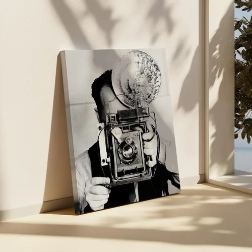 Miniatura 6 de Poster Master Lienzo para cámara antigua, impresión retro de fotógrafo, arte de fotografía, regalo para hombres, mujeres, camarógrafos, gran