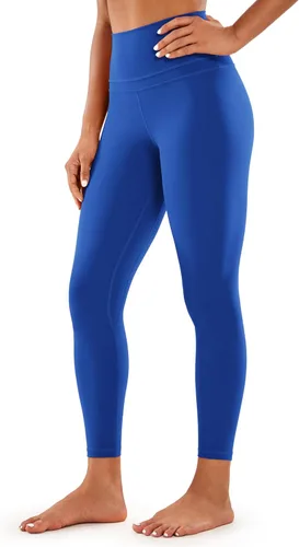 CRZ YOGA - Leggings de yoga con longitud de 78 para mujer, sensación de desnudez, pantalones ajustados con cintura alta, entrepierna de 25 pulgadas