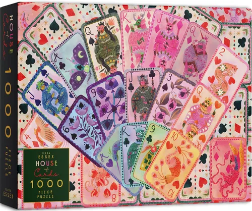 Elena Essex Rompecabezas para adultos de 1000 piezas – Casa de cartas, rompecabezas de 1000 piezas para adultos, rompecabezas de 1000 piezas,