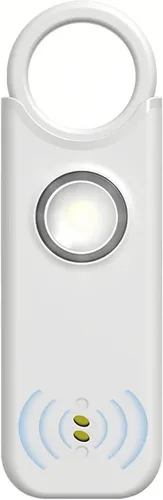Alarma de seguridad personal para mujeres, llavero de defensa personal para mujeres, dispositivos de protección recargables de emergencia de 135 db,