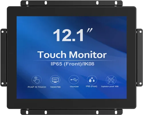 Miniatura 6 de GreenTouch Monitor táctil PCAP HDMI de 17,8 cm (7 pulgadas) con marco abierto de 1024x600 para mercados de consumo, venta minorista y hostelería