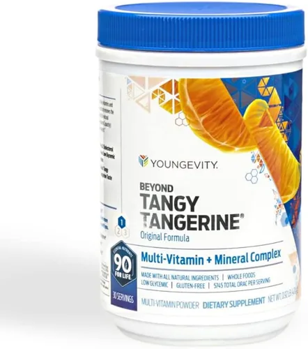 Miniatura 12 de Youngevity Beyond Tangy Tangerine - Fórmula original Complejo multivitamínico y mineral Hecho con alimentos naturales y enteros 5,745 ORAC