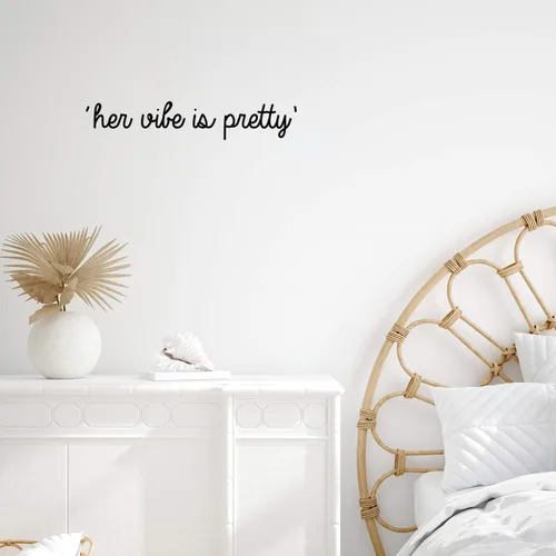Miniatura 2 de Calcomanía de vinilo para pared, diseño inspirador de mujer positiva, 2 x 16 pulgadas, diseño inspirador para interiores, hogar, apartamento, sala