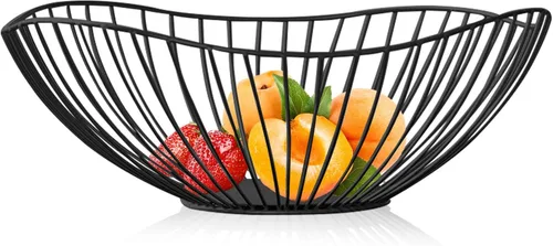 Miniatura 8 de Cesta de frutas de alambre de metal, cuenco de frutas dorado para encimera de cocina, soporte de frutas para encimera, decoración del hogar, centros