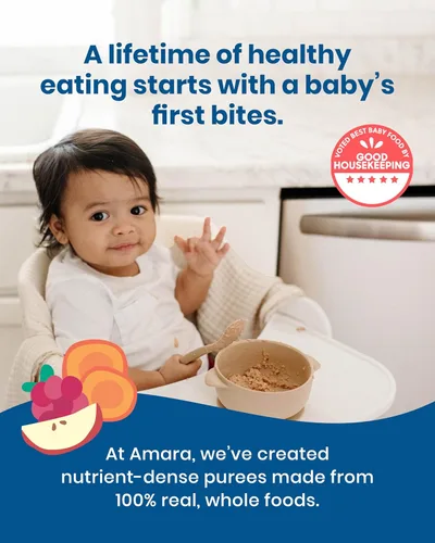 Miniatura 5 de Amara Alimento orgánico para bebés, etapa 3, grano antiguo, cereales para bebés para mezclar con leche materna, agua o fórmula para bebés, bolsas