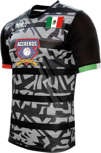 Miniatura 2 de Jersey México Acereros de Monclova 100% Poliéster NegroGris_Hecho en México