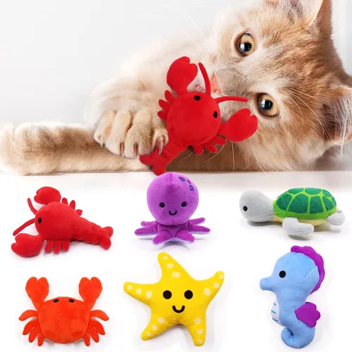 Miniatura 17 de CiyvoLyeen Juguetes de Hierba Gatera en Forma de Pan, Juguete para Gatos de Interior Juguetes Interactivos, Juguete para Gatitos Masticar Morder Pan